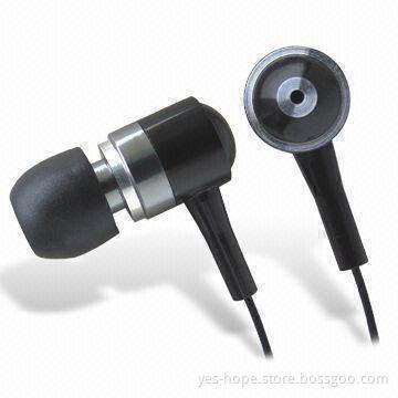Retractable Earphones with 3.5mm Stereo Plug, Customized Designs Welcomed